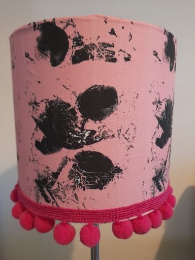 Abstract Pink - Cerise Poms